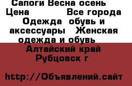 Сапоги Весна осень  › Цена ­ 1 700 - Все города Одежда, обувь и аксессуары » Женская одежда и обувь   . Алтайский край,Рубцовск г.